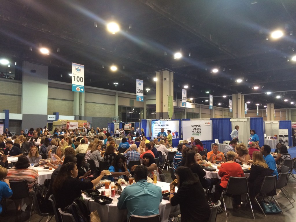 The convention hall was a buzz at the 2015 National PTA Convention