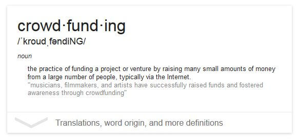 definition of crowdfunding